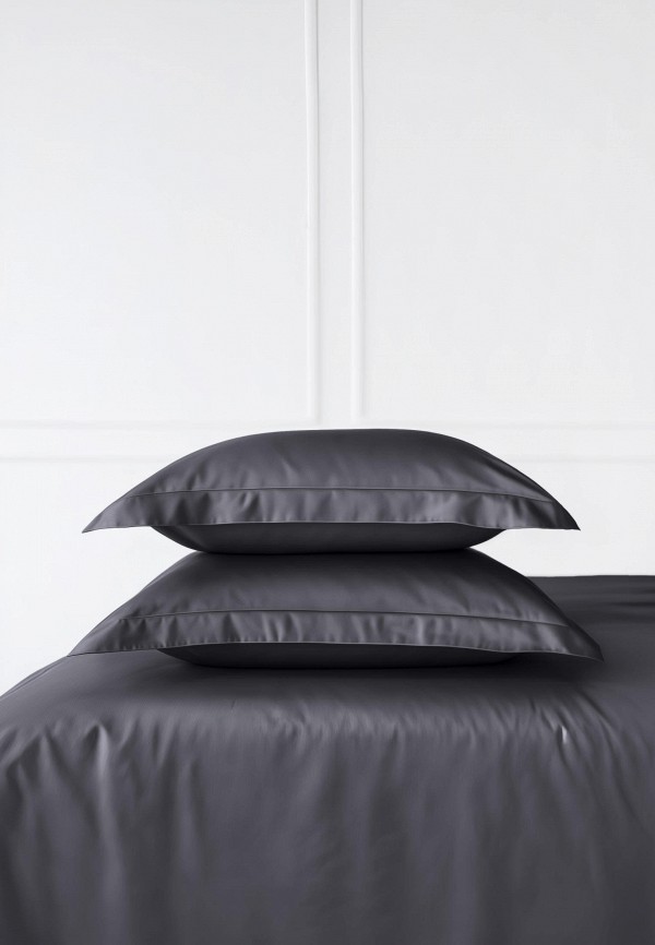 Bellehome Комплект наволочек - Стефания Graphite 50х70 2 шт. сатин-премиум - фото 1