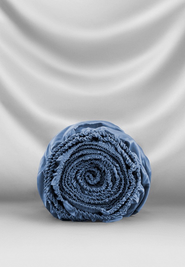 Bellehome Простыня 2-спальная - Стефания Indigo  160х200х20 сатин - фото 2