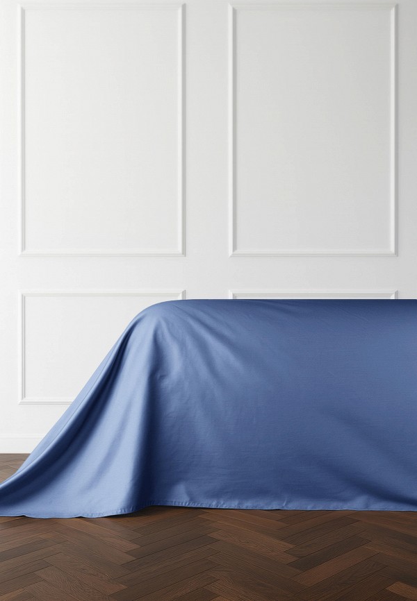 Bellehome Простыня Евро - Стефания Indigo 245х250 сатин - фото 1
