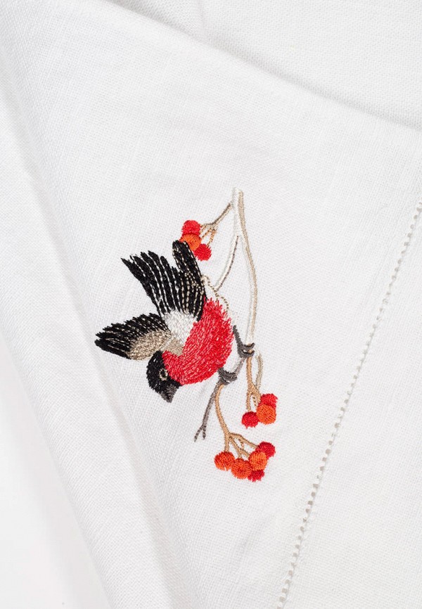 Bellehome Комплект кухонных полотенец - Русская зима с вышивкой 40х70 2 шт. хлопок/лен - фото 3