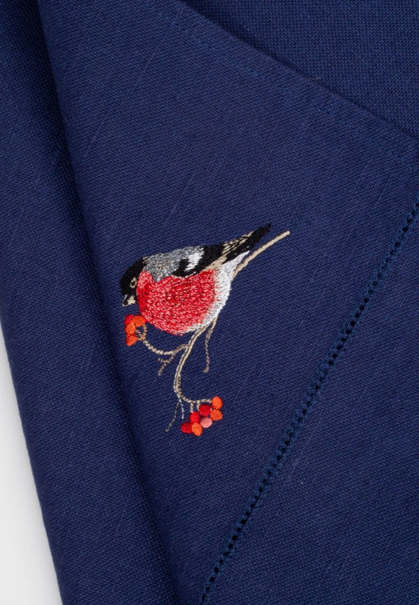 Bellehome Комплект кухонных полотенец - Русская зима с вышивкой 40х70 2 шт. хлопок/лен - фото 4