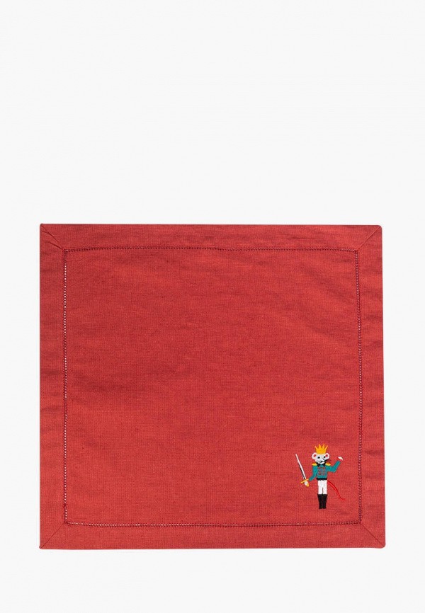 Bellehome Салфетки сервировочные 4 шт. - Рождественская сказка с вышивкой 4 шт. хлопок/лен - фото 4