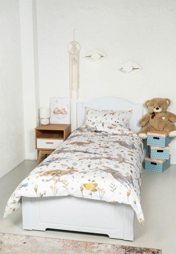 Bellehome Постельное белье детское - Зайки Дюрер, сатин - фото 3