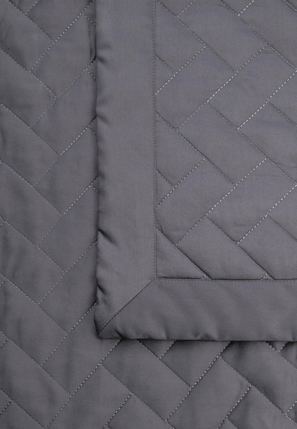 Bellehome Покрывало - Стефания Graphite стеганое сатин 240х240 - фото 2