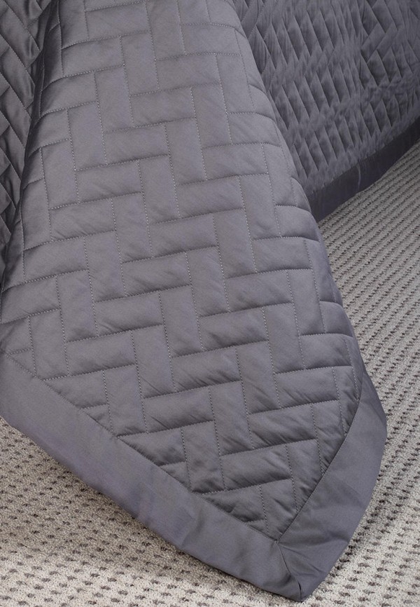 Bellehome Покрывало - Стефания Graphite стеганое сатин 240х240 - фото 4