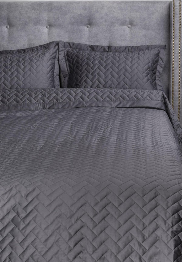 Bellehome Покрывало - Стефания Graphite стеганое сатин 240х240 - фото 5