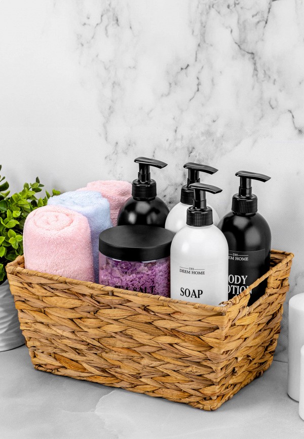 Elcasa Корзина - плетеная 30х20х15 см с ручками - фото 3