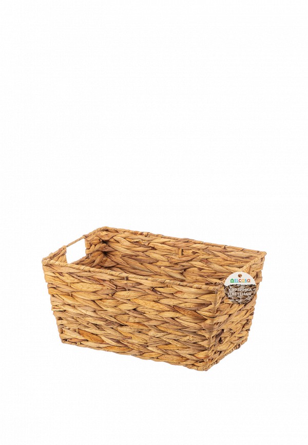 Elcasa Корзина - плетеная 30х20х15 см с ручками - фото 5