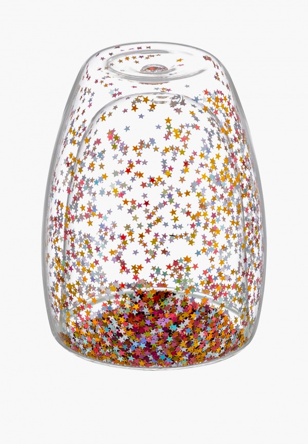 Elan Gallery Набор стаканов - 2х350 мл 9х9х11,5 см Crystal glass с двойными стенками и декором из глиттера - фото 6