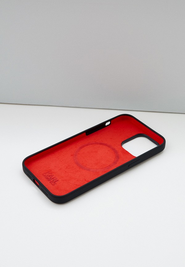 Чехол для iPhone Karl Lagerfeld 14 Pro Max с MagSafe, цвет: черный ...