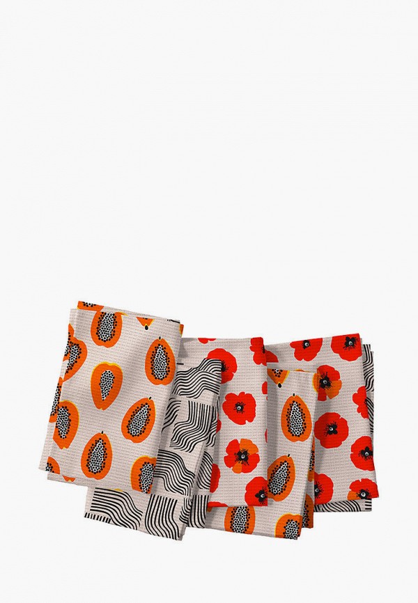 Унисон Комплект кухонных полотенец - 45х60 см (6 шт.) Papaya fields - фото 2