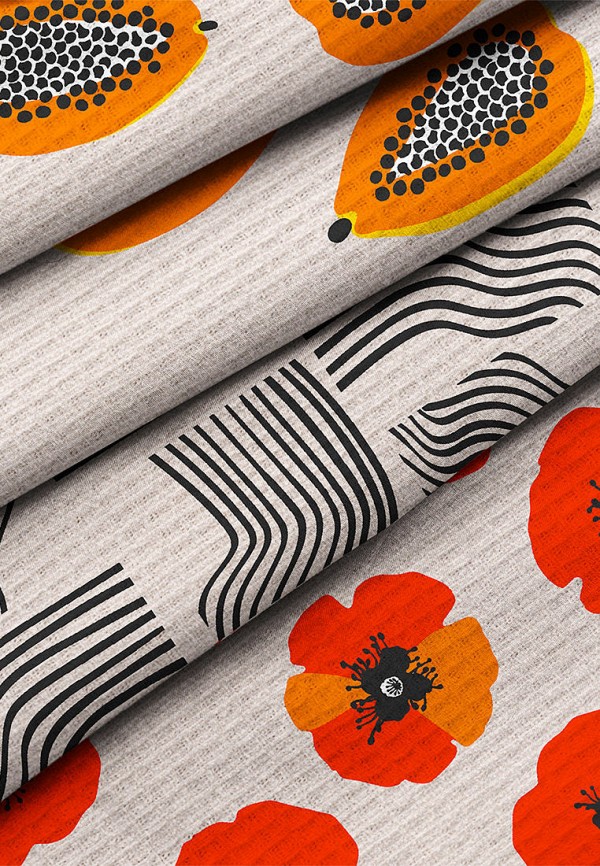 Унисон Комплект кухонных полотенец - 45х60 см (6 шт.) Papaya fields - фото 3