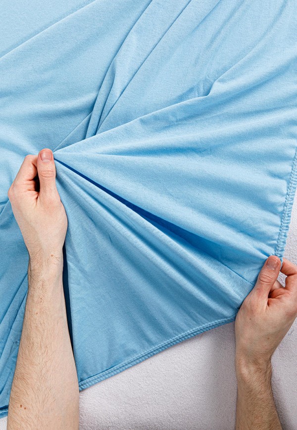 Ночь нежна Простыня 1,5-спальная - Трикотажная 120*200*20 - фото 5