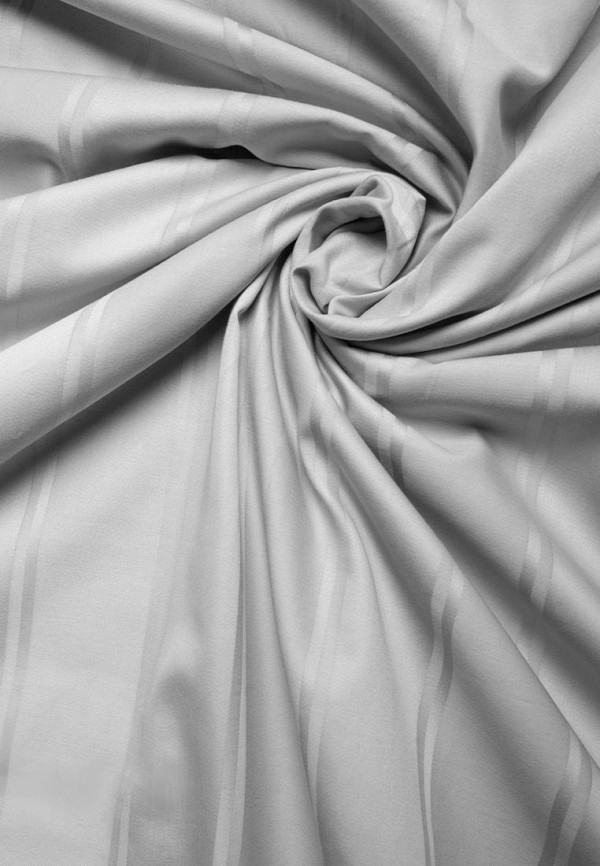 Bellehome Пододеяльник 1,5-спальный - Винсент Silver страйп-сатин 150х210 - фото 2