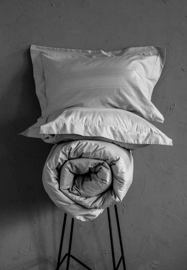 Bellehome Пододеяльник 1,5-спальный - Винсент Silver страйп-сатин 150х210 - фото 4