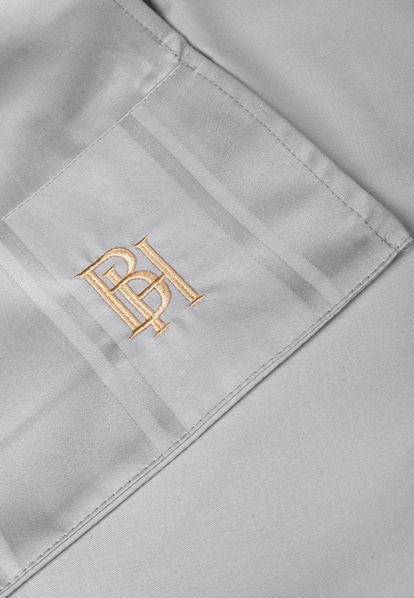 Bellehome Простыня Евро - Винсент Silver 200х220 сатин - фото 2