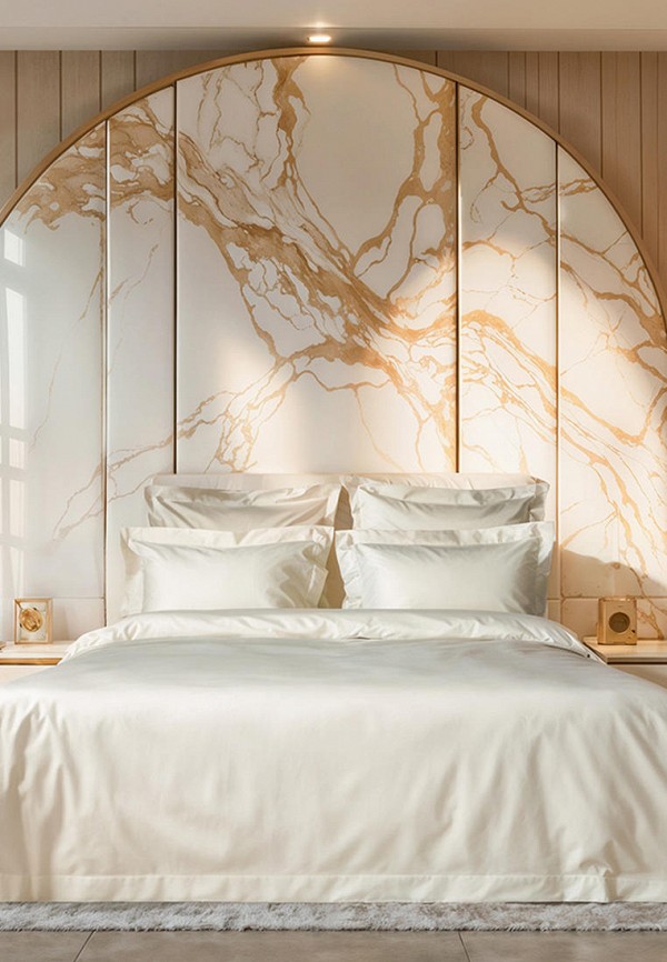 Bellehome Постельное белье Семейное - Селена Sahara, сатин-премиум 400 TC - фото 1