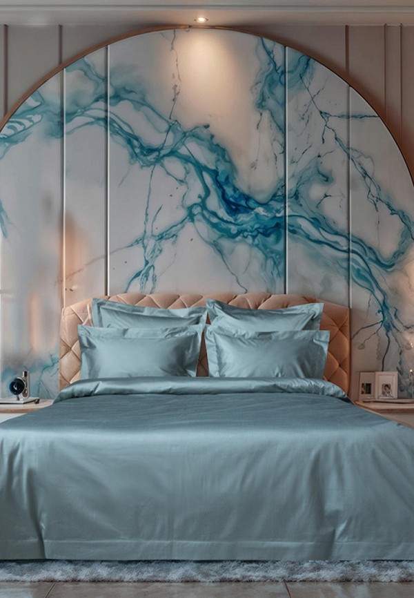 Bellehome Постельное белье Семейное - Селена Atlantida, сатин-премиум 400 TC - фото 1