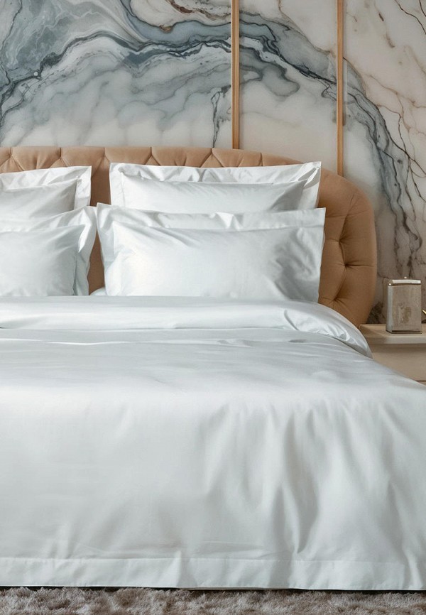 Bellehome Постельное белье Семейное - Селена Pearl, сатин-премиум 400 TC - фото 2