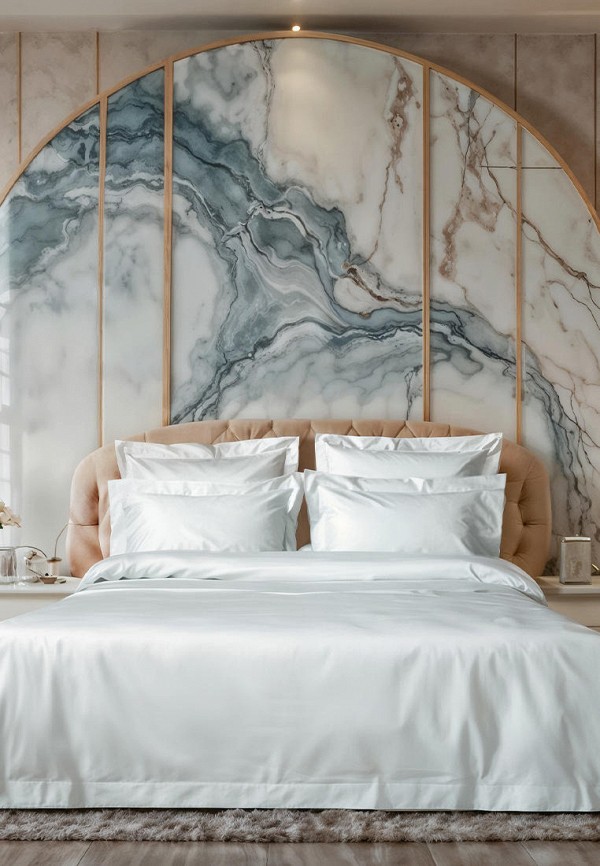 Bellehome Постельное белье Семейное - Селена Pearl, сатин-премиум 400 TC - фото 1