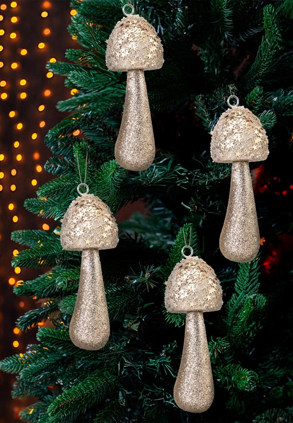 Elan Gallery Набор елочных украшений - 5х15 см Грибочек - фото 1