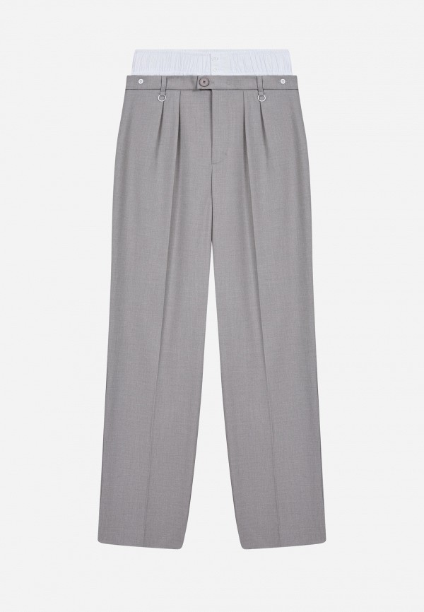 Post Post Scriptum Брюки - прямого кроя с двойным поясом - фото 1