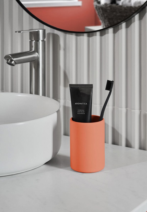 Moroshka Стакан для зубных щеток - Velvet  7,5х7,5х11 см - фото 1