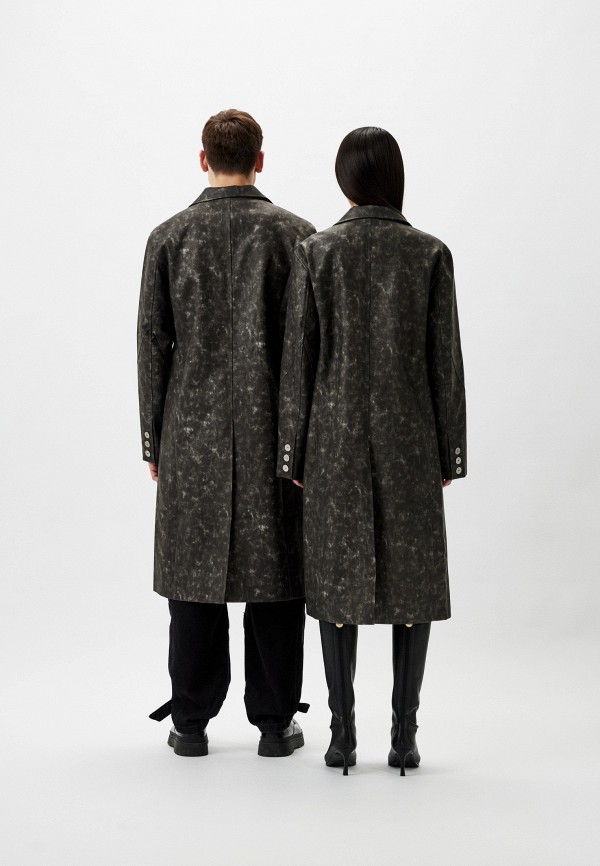 Berhasm Пальто однобортное - Vintage Leather Coat - фото 3