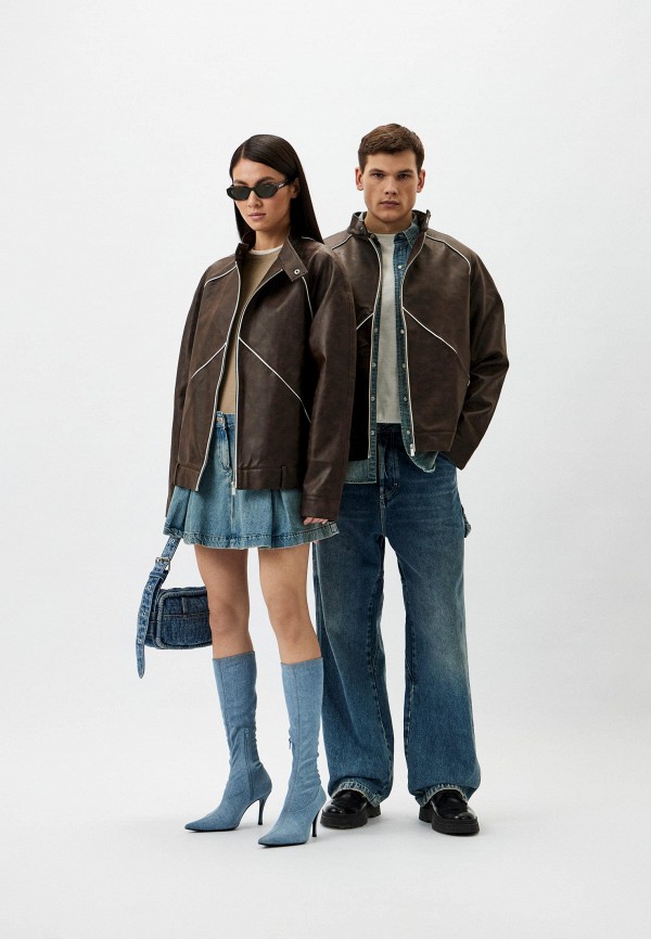 Berhasm Куртка кожаная - Biker Jacket - фото 2