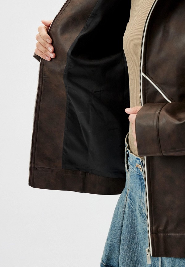 Berhasm Куртка кожаная - Biker Jacket - фото 4