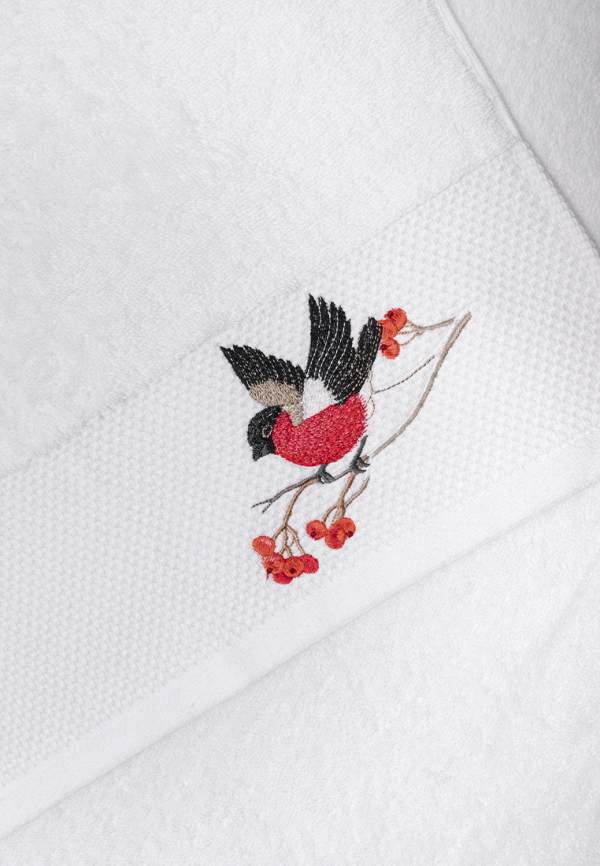 Bellehome Полотенца 3 шт. - Айсберг Русская зима махровые с вышивкой - фото 4