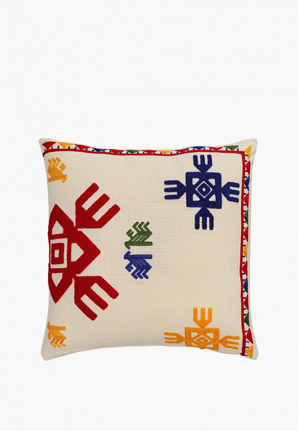 Tkano Подушка декоративная - по мотивам чувашских орнаментов Cultural Heritage 45х45 см - фото 1