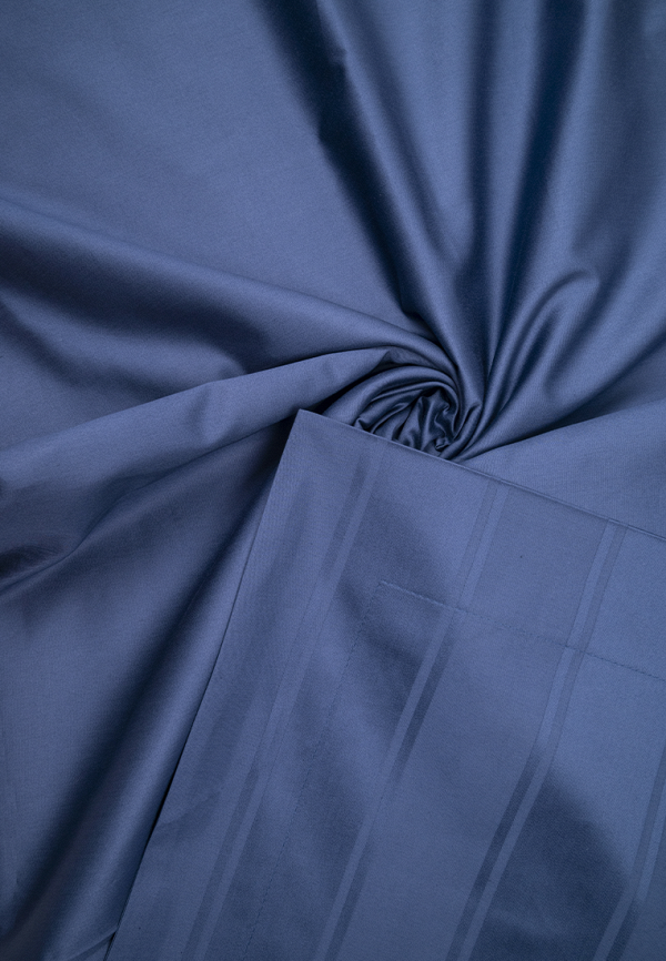 Bellehome Наволочки 2 шт. - Винсент Navy 50х70 страйп-сатин - фото 4