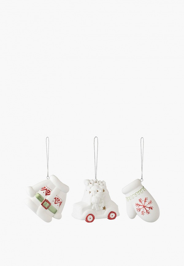 Tkano Набор елочных украшений - с подсветкой Classy ornaments 3 шт. - фото 1