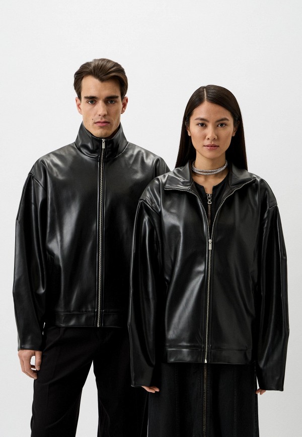 Berhasm Куртка кожаная - Off Shoulder - фото 1