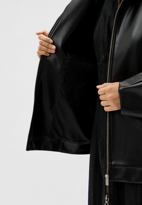 Berhasm Куртка кожаная - Off Shoulder - фото 4