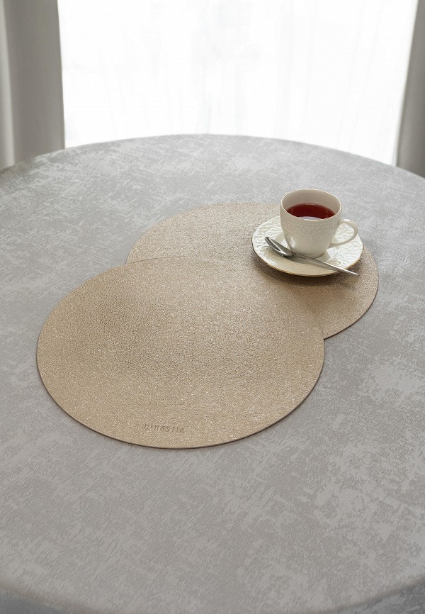 DeNastia Комплект салфеток сервировочных - D33 см, 2 шт. - фото 1