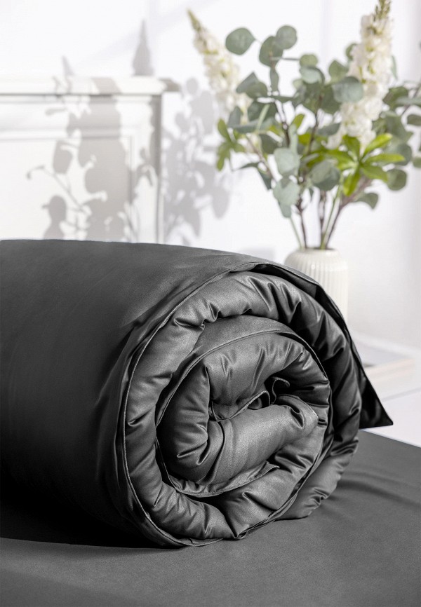 Soft Silver Пододеяльник Евро - 200х220 см, Антибактериальный, Серый космос - фото 3