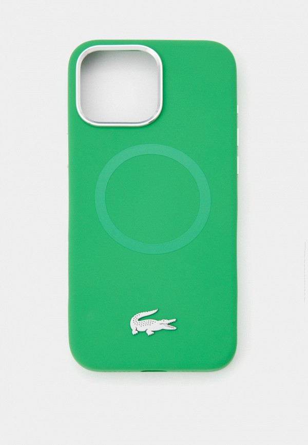 Lacoste Чехол для iPhone - 16 Pro Max, с MagSafe, силиконовый Liquid silicone - фото 1