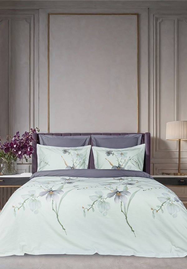 Bellehome Постельное белье Семейное - Орхидея, сатин-премиум 300 ТС - фото 1