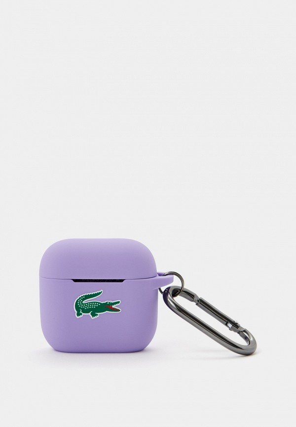 Lacoste Чехол для наушников - Airpods 4, Liquid silicone with Croc Logo - фото 1