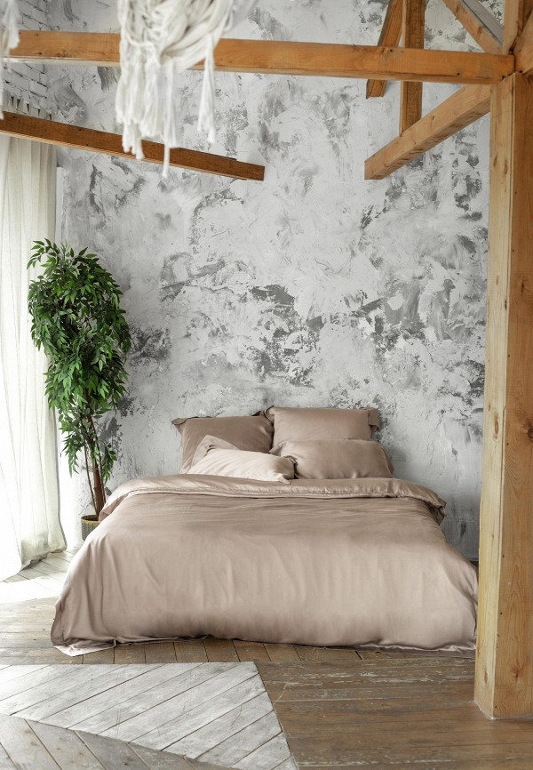 Bellehome Простыня Евро - Shiny Mousse 245х250 тенсель-премиум - фото 6