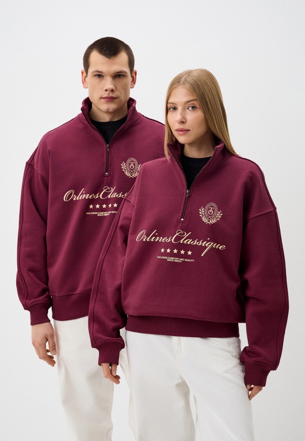 The Orlines Свитшот - Classique burgundy - фото 1