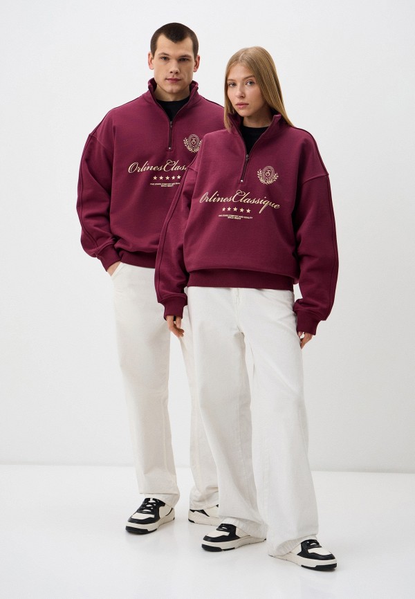 The Orlines Свитшот - Classique burgundy - фото 2