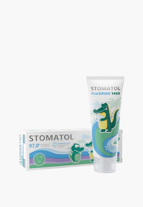 Stomatol Зубная паста - для детей 2-12 лет, с повышенным содержанием фтора - фото 2
