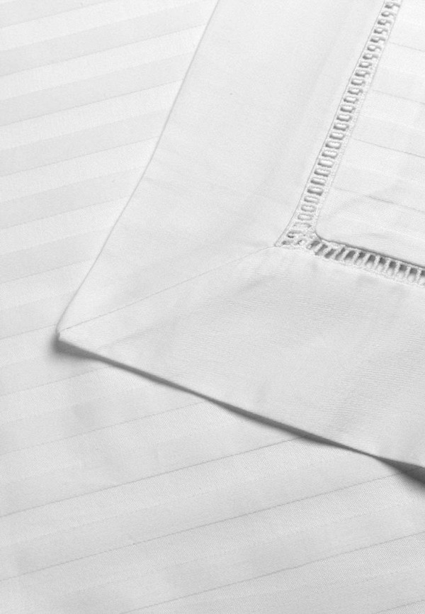 Bellehome Постельное белье 2-спальное - Гранд Alba страйп-сатин 300 ТС - фото 4