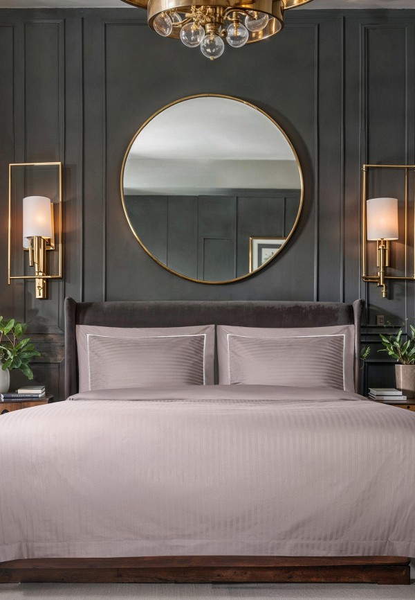 Bellehome Постельное белье 2-спальное - Гранд Ballet страйп-сатин 300ТС - фото 1