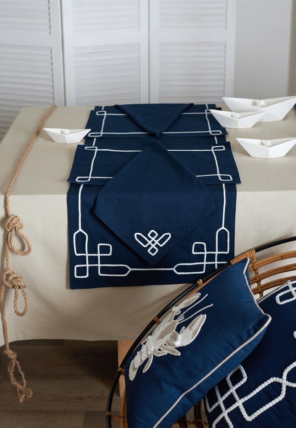 Tkano Скатерть-дорожка - на стол Navy story 45х150 см - фото 3