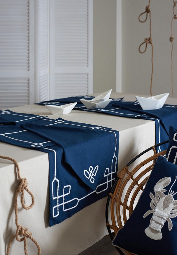 Tkano Скатерть-дорожка - на стол Navy story 45х150 см - фото 2