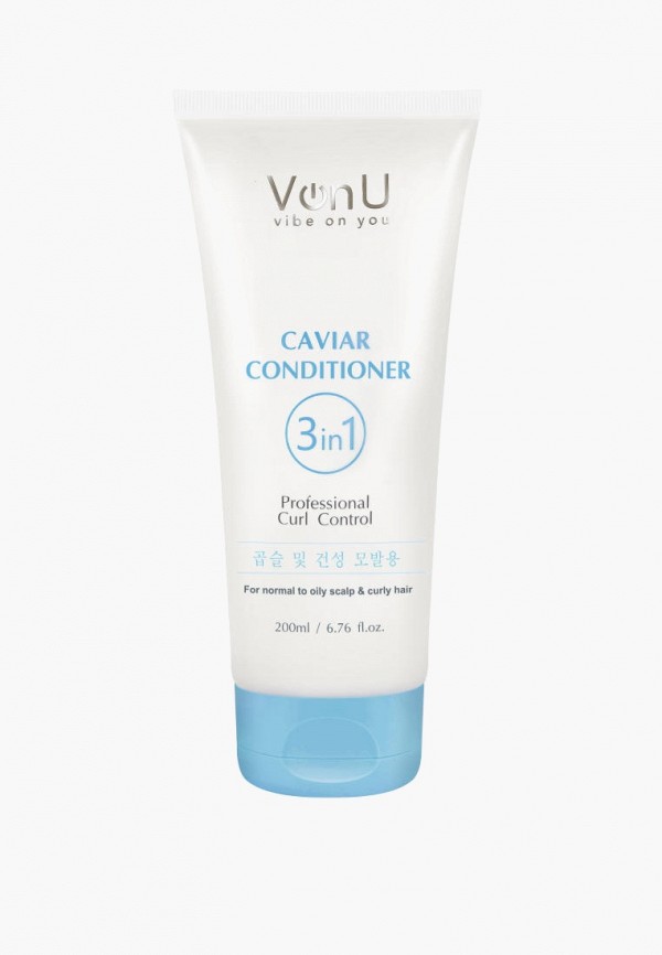 Von U Набор для ухода за волосами - подарочный корейский / Для сухих, кудрявых и вьющихся волос / Шампунь 200 мл + Кондиционер 200 мл / Caviar - фото 5